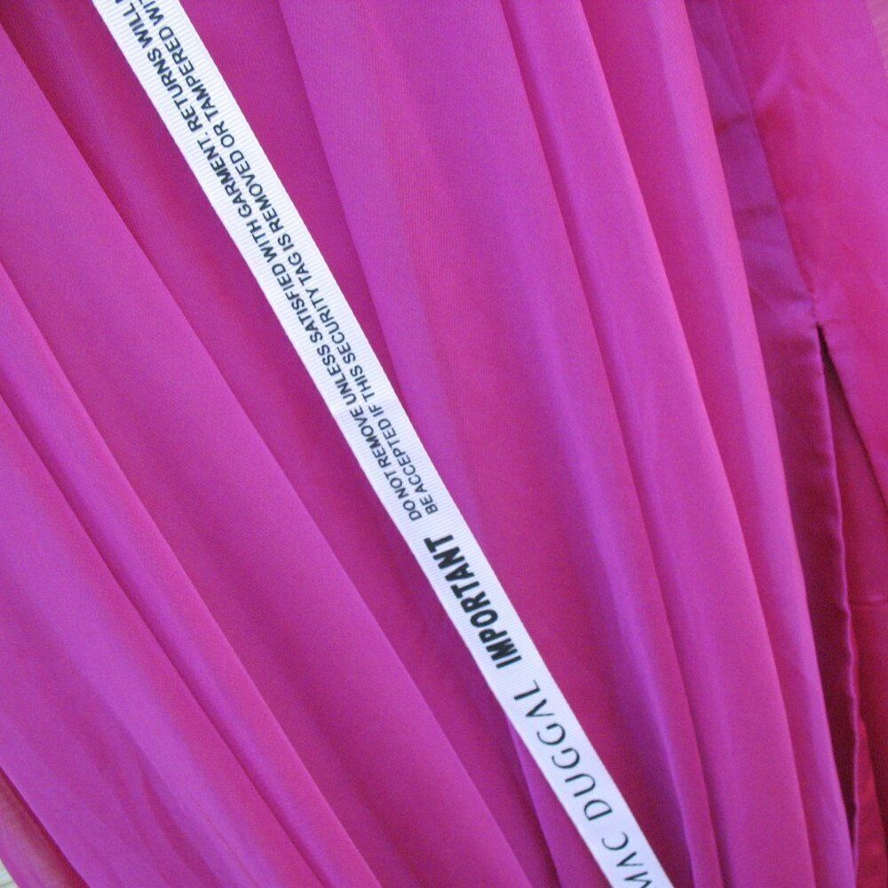 MAC DUGGAL 55820 Strappy One Shoulder A Line Gown - Picture 12 of 14